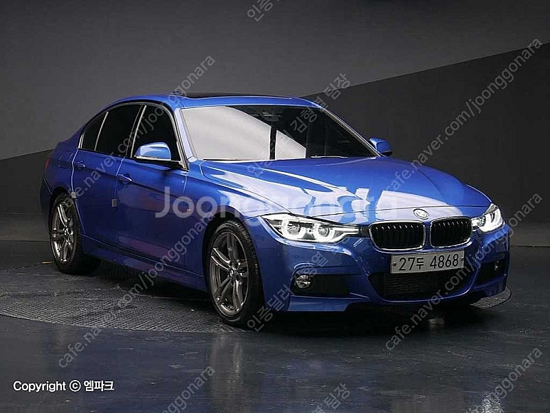 BMW 3시리즈 중고 BMW 320d 중고승용차 3시리즈 중고차 파란색 2018년식 30,000km 320i M 스...--4